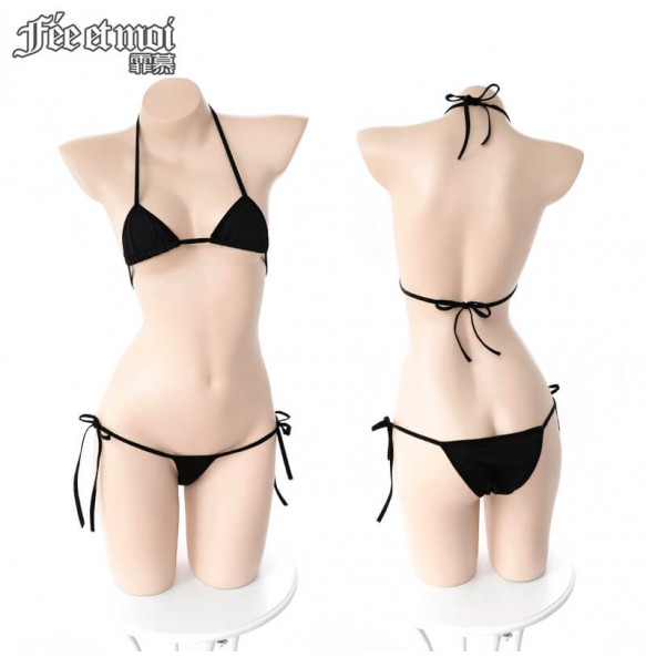 FEE ET MOI Sexy Micro Bikini (Black)